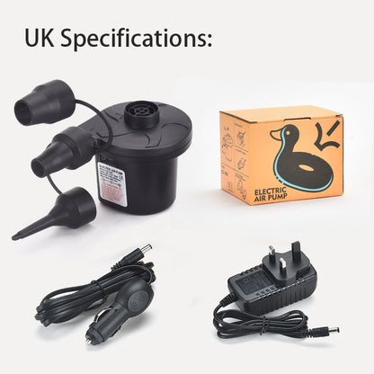 Throne small portable electric air pump car